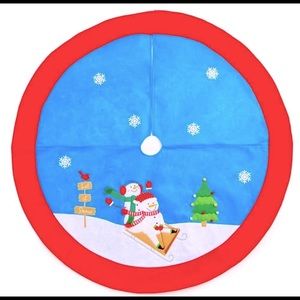 Felt Tree Skirt Snowmen